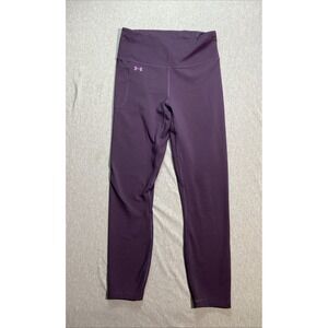 Under Armour Ua Movement Ankle Leggings Women's S Fitted Plum Stretch Pants
